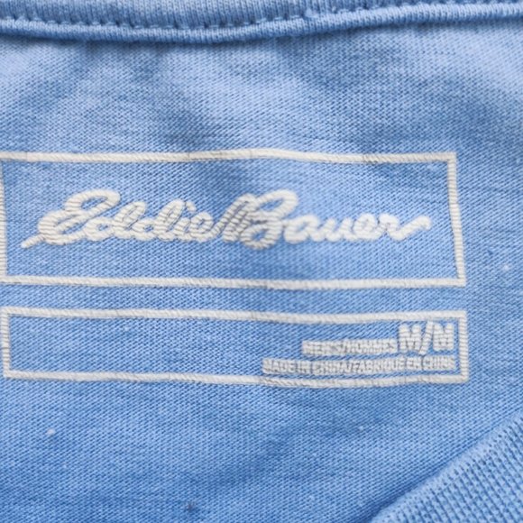 Eddie Bauer short sleeve Tee blue men's size M - Picture 4 of 4